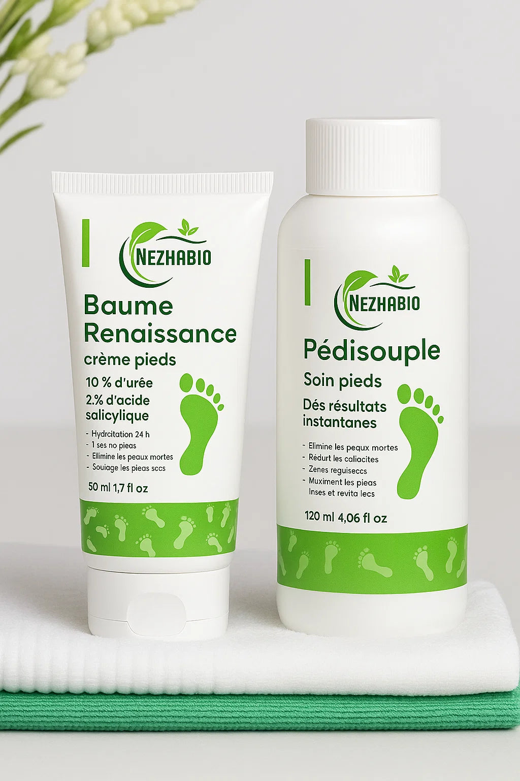 pack des pieds nezhabio