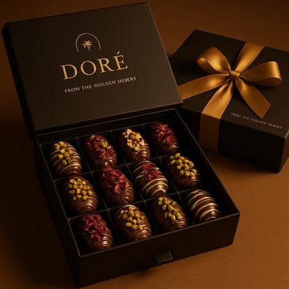 Dattes de qualité supérieure + noix fines + chocolat onctueux = un luxe irrésistible.