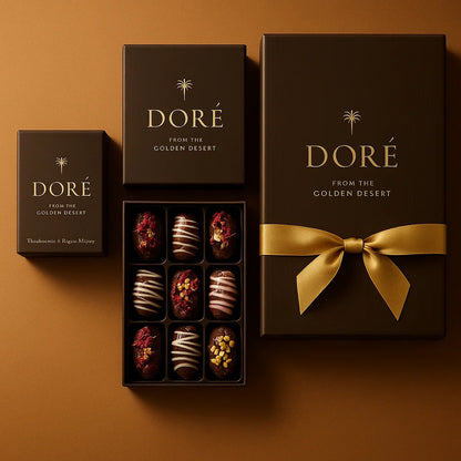 Dattes de qualité supérieure + noix fines + chocolat onctueux = un luxe irrésistible.